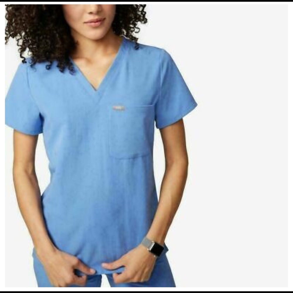 Figs Scrub Set Ceil Blue